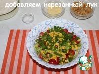 Салат с курицей и сливочной заправкой ингредиенты