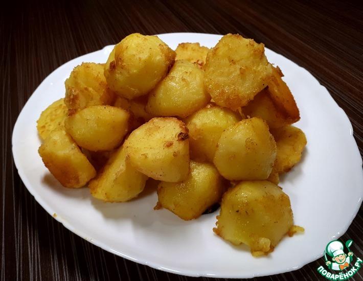 Рецепт: Запеченный картофель с чесноком и паприкой