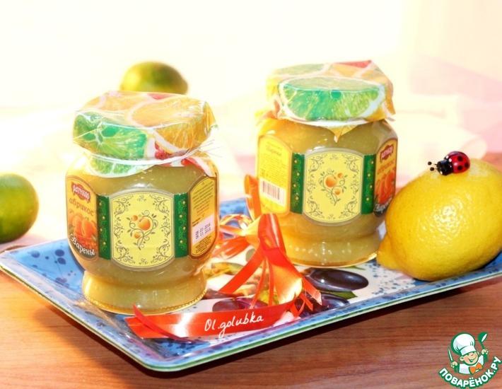 Рецепт: Лимонно-кабачковый джем с имбирем