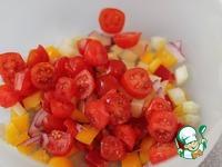 Салат с креветками и овощами ингредиенты