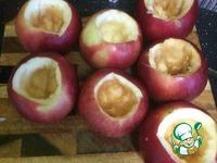 Яблоки с творогом, изюмом и орехами ингредиенты