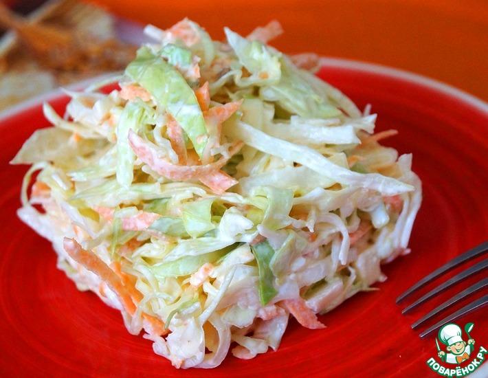Рецепт: Салат из капусты с сыром