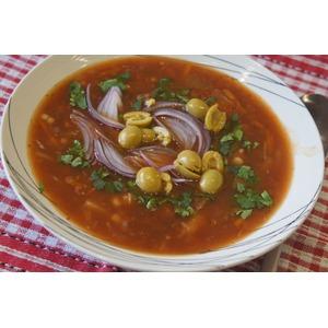 Греческий постный томатный суп