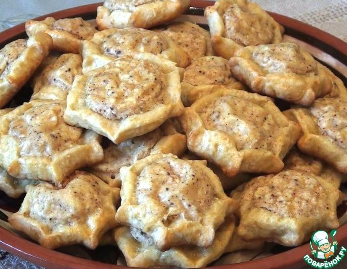 Рецепт: Греческие пирожки к Пасхе Калицунья