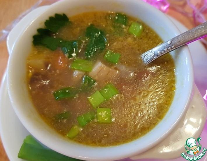 Рецепт: Грибной суп