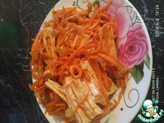 Морковь по корейски с фучжу