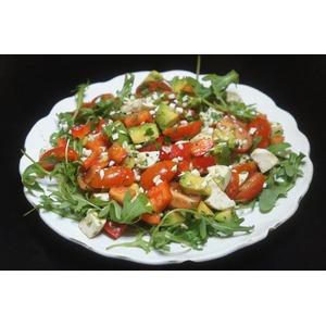 Овощной салат с соусом Наршараб