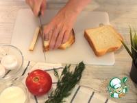 Сэндвич с моцареллой и помидором ингредиенты