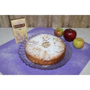 Яблочный пирог на творожном тесте