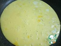Омлет-лапша с чесночным соусом ингредиенты