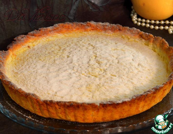 Рецепт: Песочный пирог с лимонным курдом