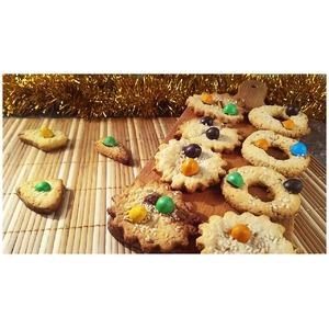 Песочное печенье на новогодний стол
