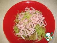Праздничный салат из зеленой редьки ингредиенты