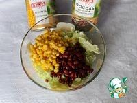 Салат с фасолью и кукурузой ингредиенты