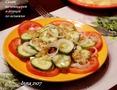 Салат из помидоров и огурцов по-испански