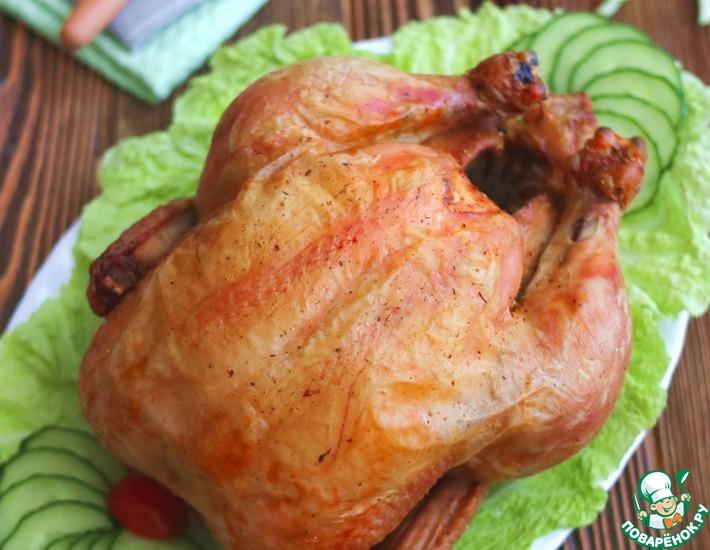 Рецепт: Курица, запечённая в духовке