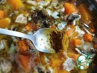 Суп-пюре с тыквой, фасолью и грибами ингредиенты