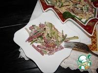 Салат с блинами и колбасой ингредиенты