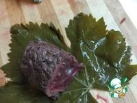 Мясные рулеты в листьях винограда ингредиенты