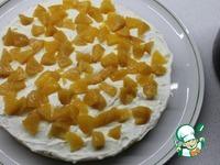 Бисквитный торт с персиками и желе ингредиенты