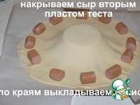 Пирог с сыром и сосисками ингредиенты