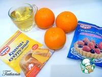 Сметанно-мандариновый десерт с желейными конфетти ингредиенты