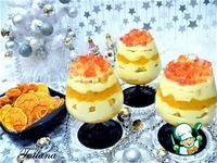 Сметанно-мандариновый десерт с желейными конфетти ингредиенты