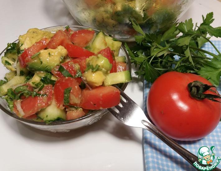 Рецепт: Салат с авокадо за 10 минут