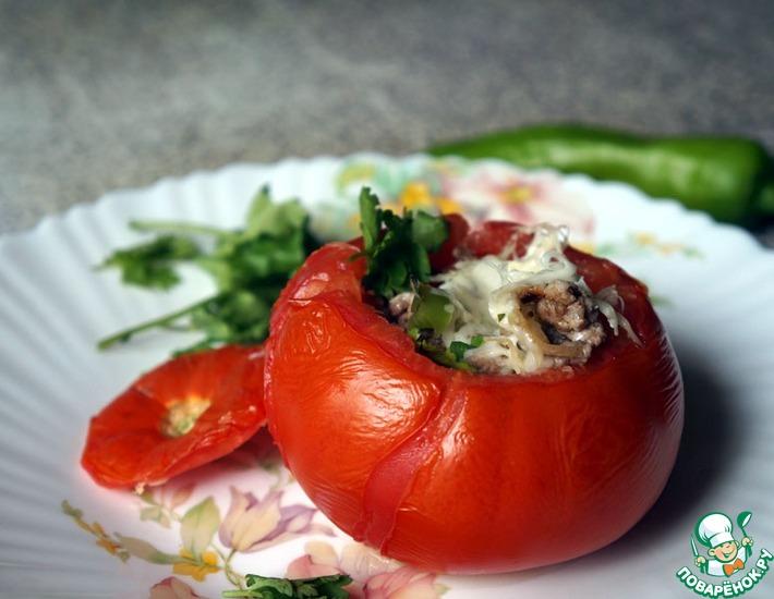Рецепт: Фаршированные помидоры в духовке
