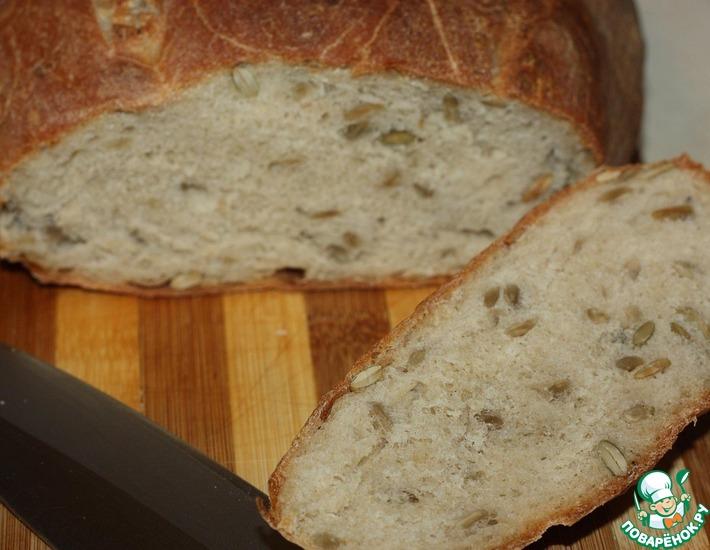Рецепт: Домашний хлеб с семечками