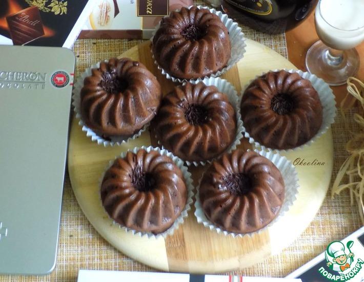 Рецепт: Мега-шоколадные кексы