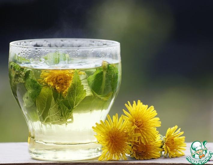 Рецепт: Летний освежающий напиток с хризантемой