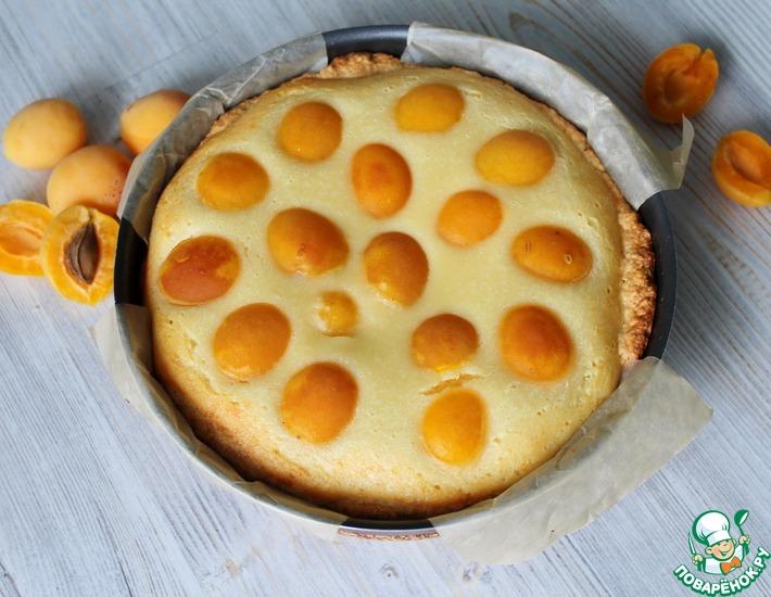 Рецепт: Пирог на песочном тесте с абрикосами