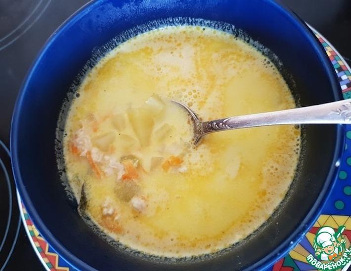 Рецепт: Быстрый суп с фаршем