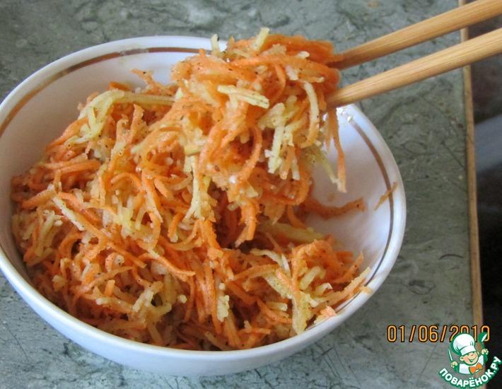 Рецепт: Картофель по-корейски