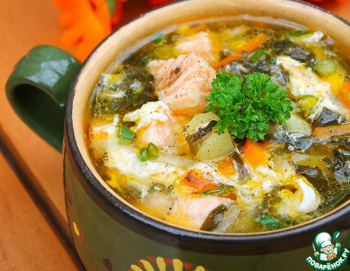Рецепт: Рыбный суп со щавелем