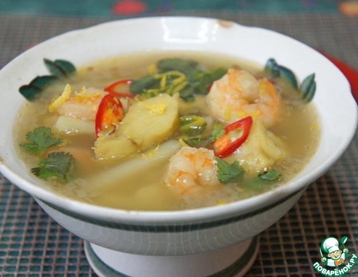 Рецепт: Перуанский рыбный суп