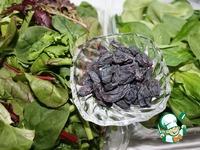 Зеленый салат с нутом и изюмом ингредиенты