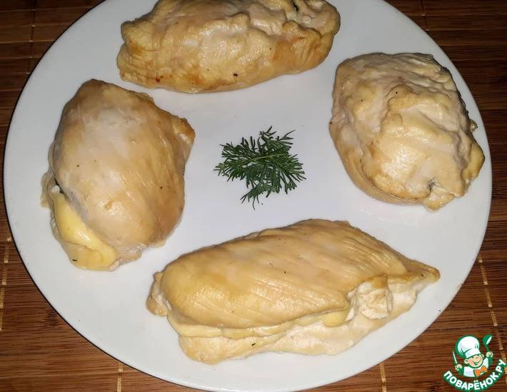Рецепт: Куриное филе с сыром