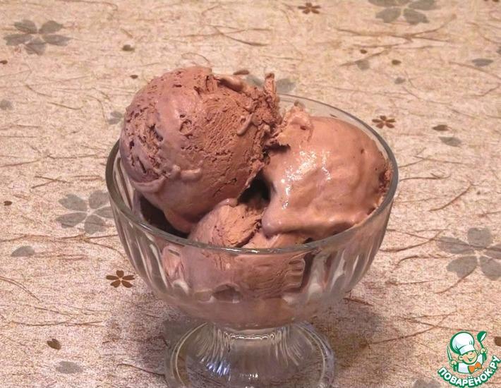 Рецепт: Сливочное шоколадное мороженое