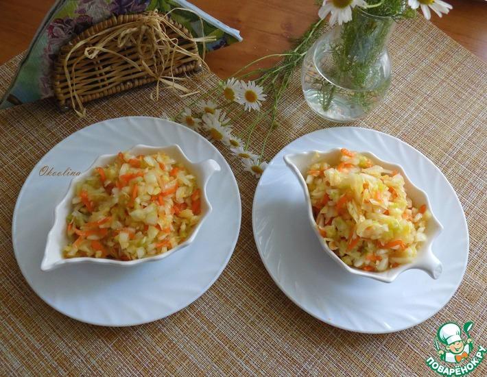 Рецепт: Капустный салат из советских времён