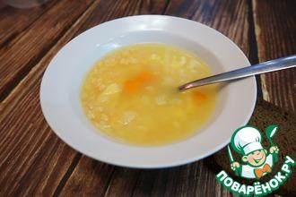 Рецепт: Постный гороховый суп в мультиварке