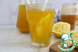 Рецепт: Имбирный чай с лимоном и медом