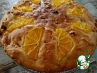 Постный апельсиновый пирог с изюмом ингредиенты