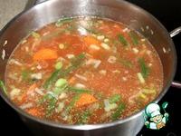 Вегетарианский суп со стручковой фасолью ингредиенты