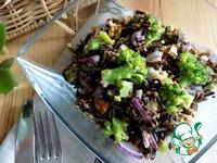 Салат с чёрным рисом и брокколи ингредиенты