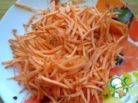 Пряный морковный салат ингредиенты