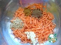 Пряный морковный салат ингредиенты