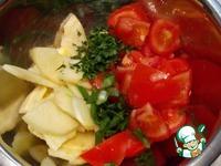 Салат из помидоров и яблок ингредиенты