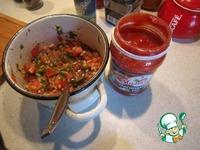Острый овощной соус для мяса ингредиенты